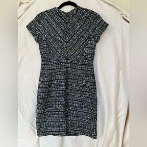 Brooks Brothers Italian Tweed Sheath Dress | Size 4 | Woven in Italy